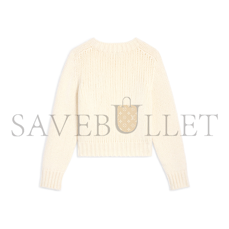 Ce1i*e crewneck sweater in cashmere and silk ry0jl0899.01ow